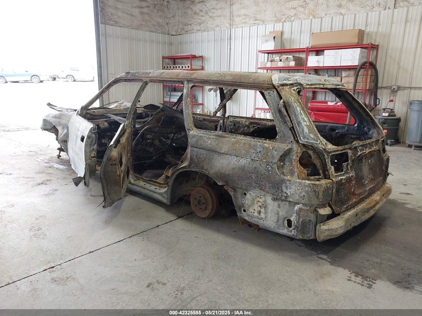 1998 Subaru Legacy black wagon gasoline 4S3BK4256W7319390 photo #4