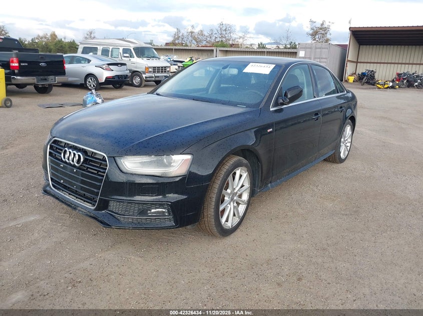 Vin: wauffafl5fn022553, lot: 42818655, audi a4 2.0t premium 20152