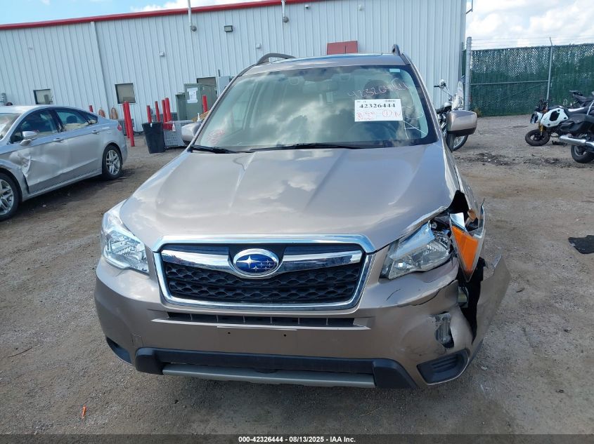 2015 Subaru Forester 2.5I Premium VIN: JF2SJAFC2FH425034 Lot: 42326444