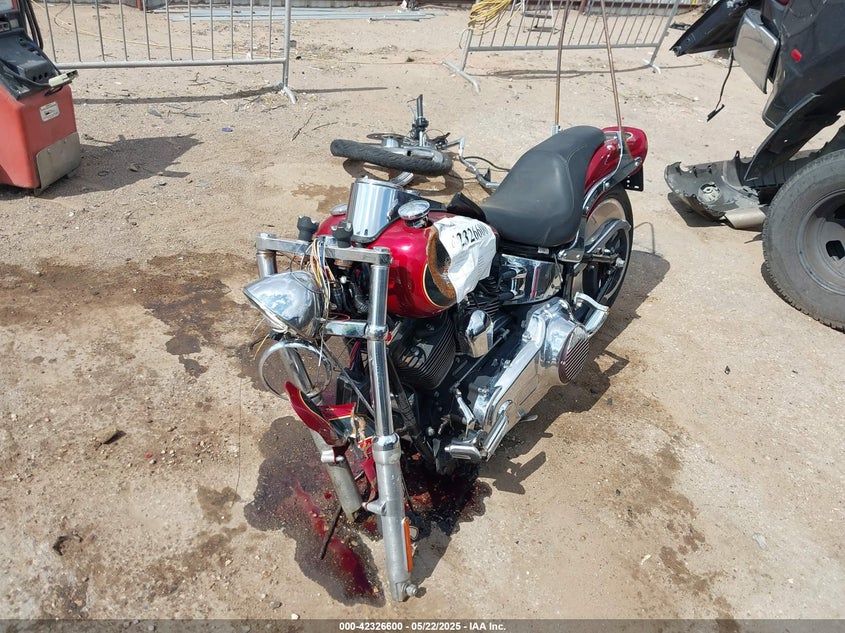 2007 Harley-Davidson Fxst Custom red null null 1HD1JL5177Y042373 photo #3