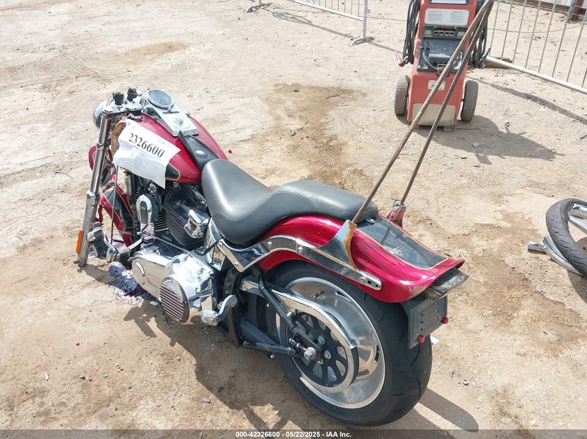 2007 Harley-Davidson Fxst Custom red null null 1HD1JL5177Y042373 photo #4