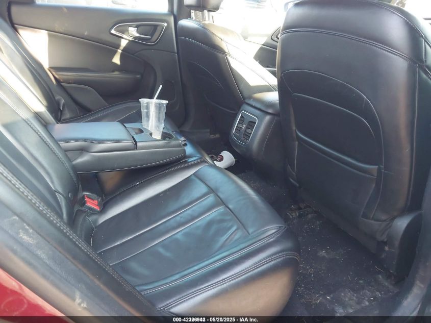 2017 Chrysler 200 Limited Platinum VIN: 1C3CCCABXHN508386 Lot: 42326942