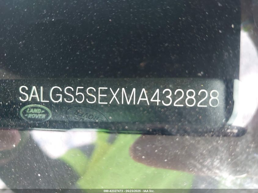 2021 Land Rover Range Rover - SALGS5SEXMA432828