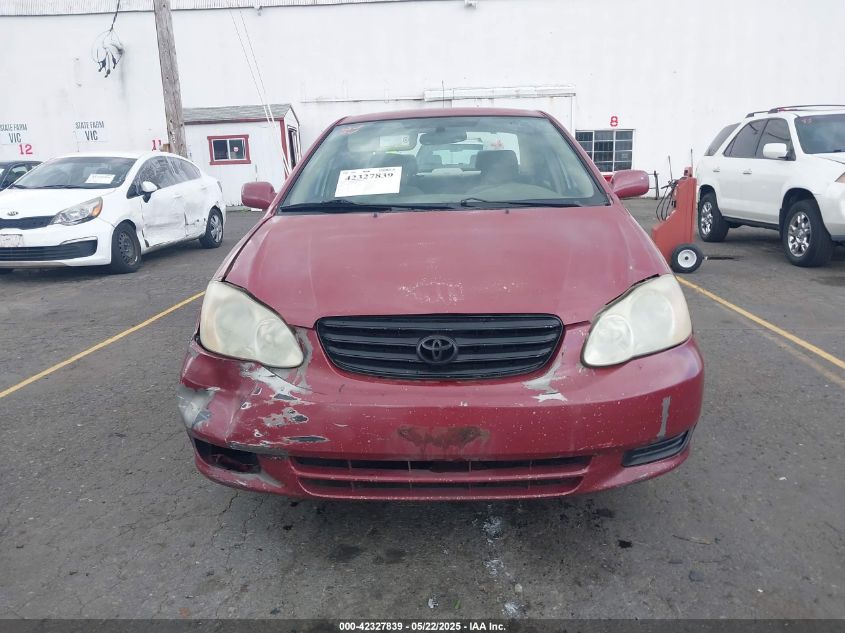 2003 Toyota Corolla Ce/Le/S VIN: 1NXBR32E53Z100709 Lot: 42327839