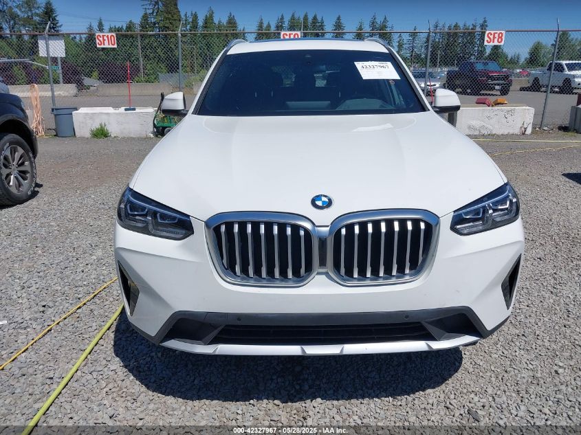 2022 BMW X3 - 5UX53DP00N9J53845