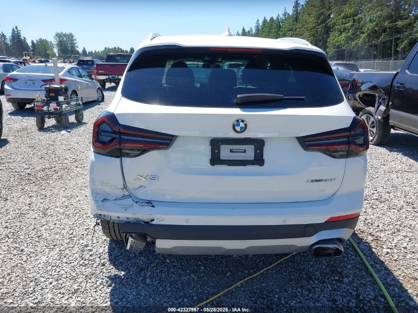 2022 BMW X3 - 5UX53DP00N9J53845