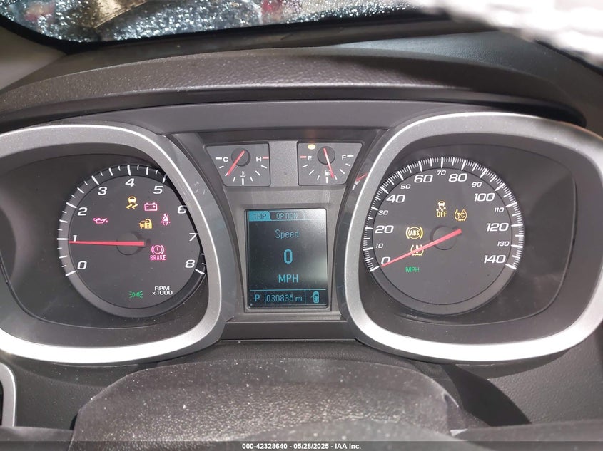 2017 CHEVROLET EQUINOX VIN: 2GNFLGE38H6102833