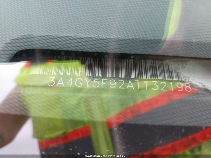 2010 Chrysler Pt Cruiser Classic VIN: 3A4GY5F92AT132198 Lot: 42329010