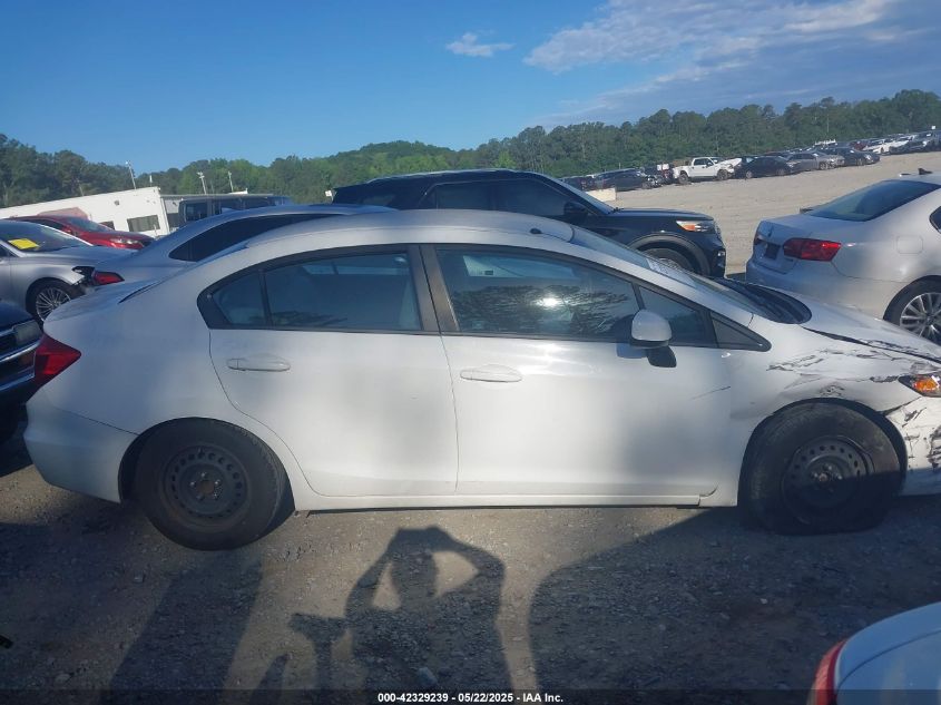 2012 Honda Civic Lx VIN: 19XFB2F52CE323173 Lot: 42329239