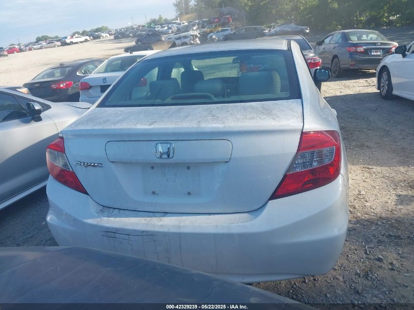 2012 Honda Civic Lx VIN: 19XFB2F52CE323173 Lot: 42329239