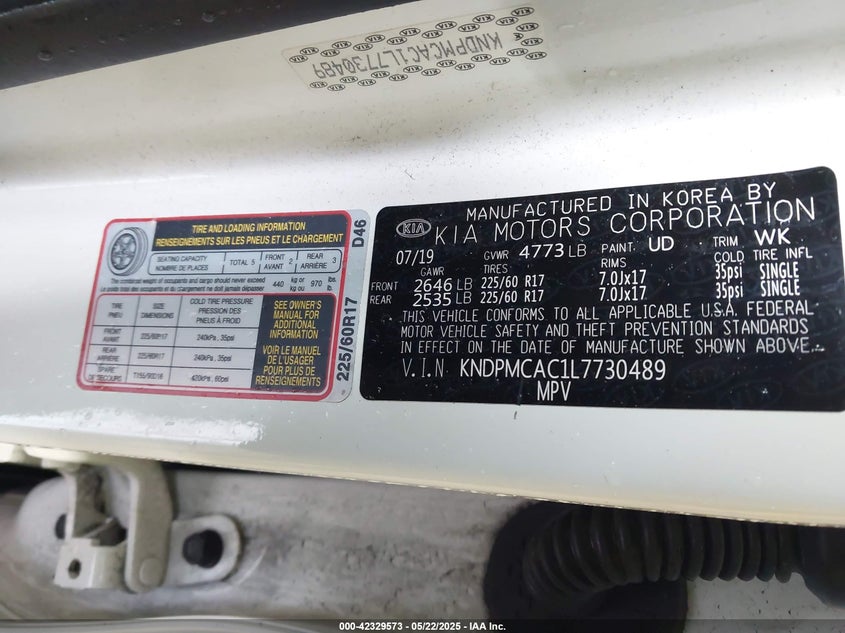 2020 KIA SPORTAGE LX - KNDPMCAC1L7730489