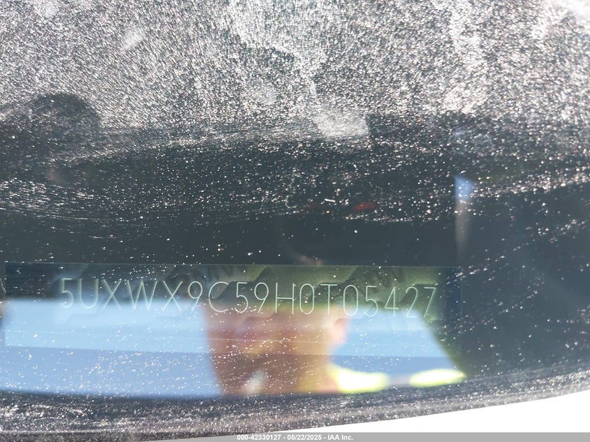 2017 BMW X3 XDRIVE28I - 5UXWX9C59H0T05427