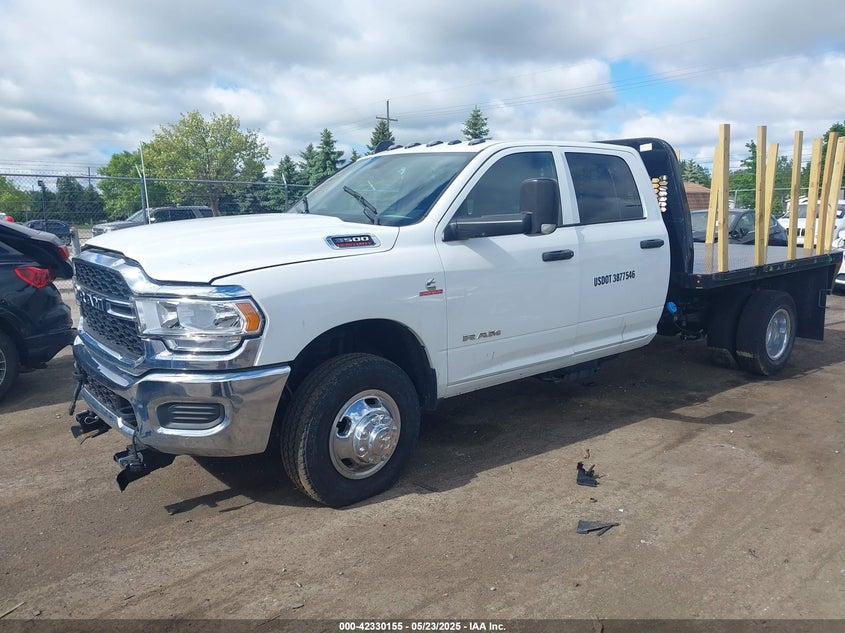 2022 Ram 3500 Chassis Tradesman/Slt/Laramie/Limited white truck diesel 3C7WRTCL5NG279975 photo #3