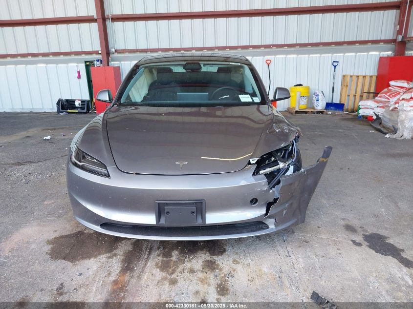 2025 Tesla Model 3 - 5YJ3E1EB4SF943771