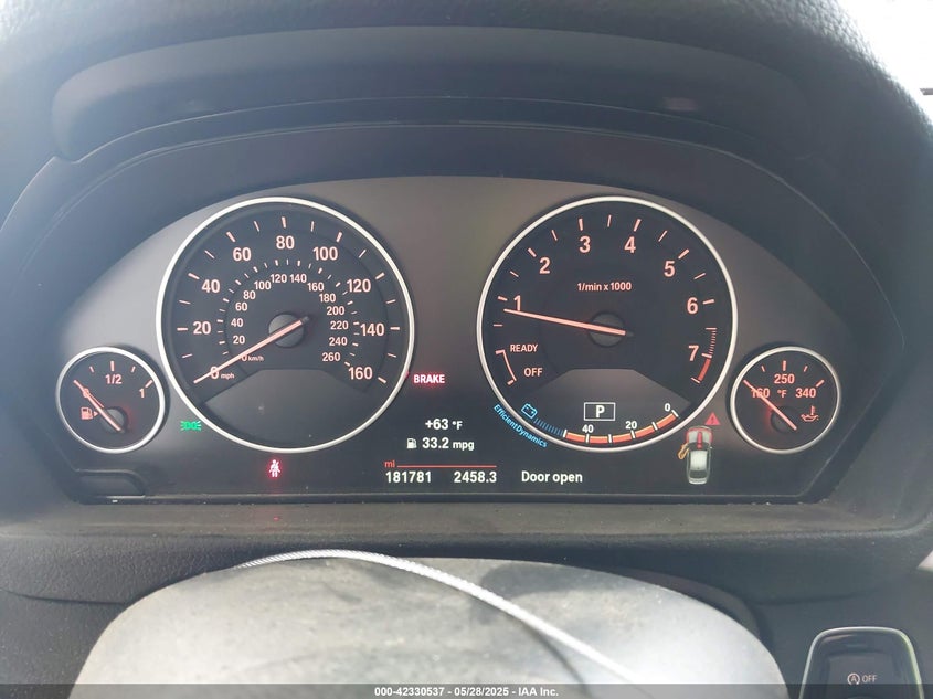 2016 BMW 320I XDRIVE - WBA8E5G54GNT40667