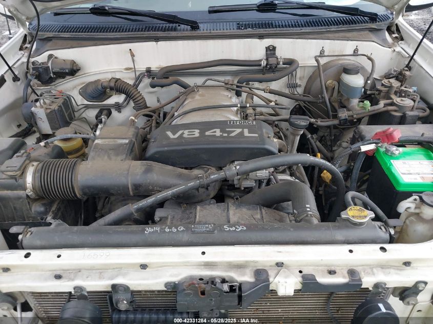 2002 Toyota Tundra Ltd V8 VIN: 5TBBT48142S290725 Lot: 42331284