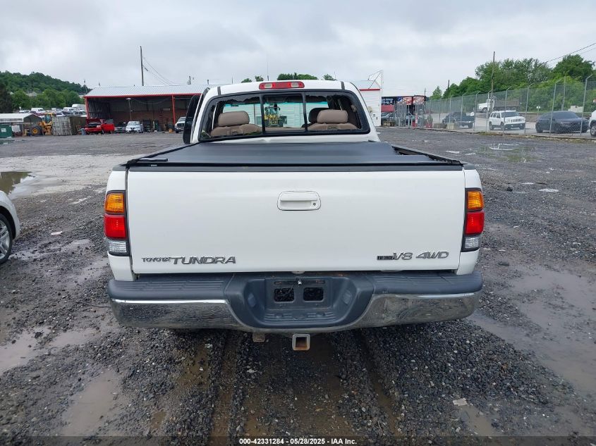 2002 Toyota Tundra Ltd V8 VIN: 5TBBT48142S290725 Lot: 42331284