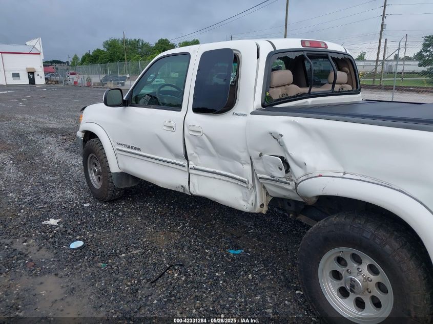 2002 Toyota Tundra Ltd V8 VIN: 5TBBT48142S290725 Lot: 42331284
