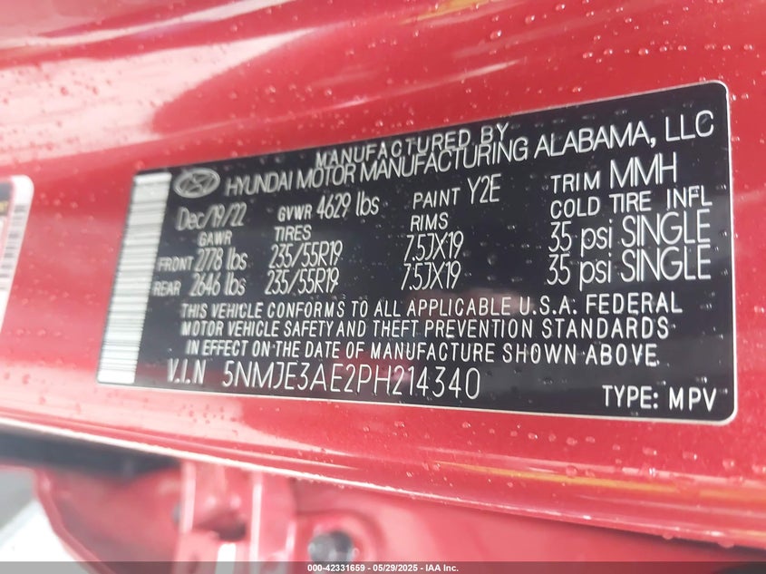 2023 HYUNDAI TUCSON LIMITED - 5NMJE3AE2PH214340