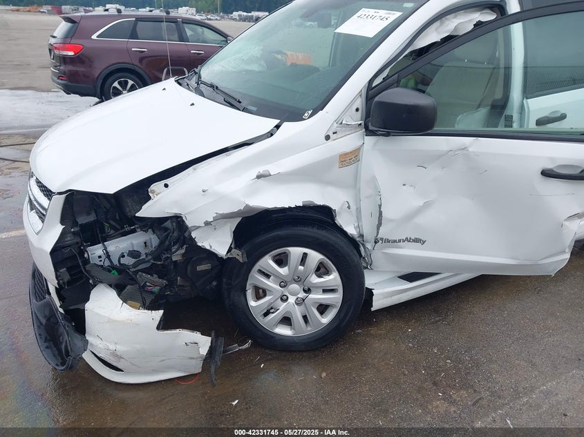 2019 Dodge Grand Caravan Se VIN: 2C7WDGBG0KR649598 Lot: 42331745