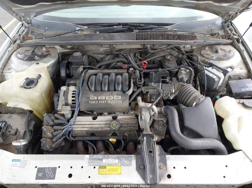 1995 Buick Regal Custom VIN: 2G4WB52L1S1492601 Lot: 42331935