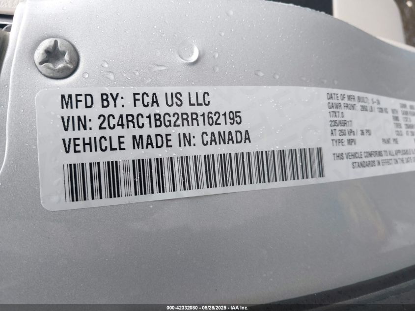 2024 Chrysler Pacifica - 2C4RC1BG2RR162195