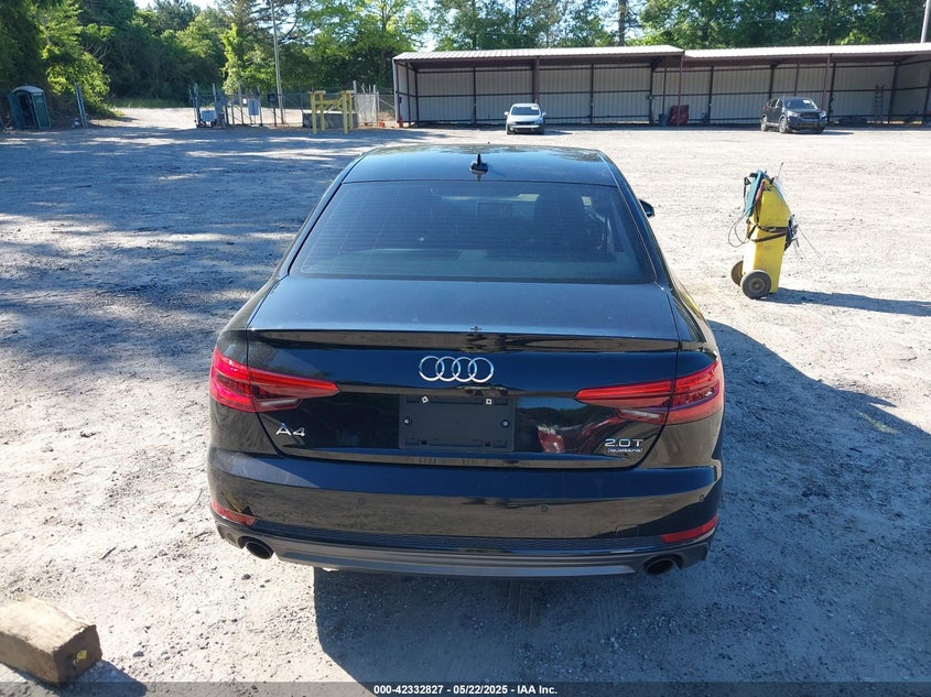 2017 AUDI A4 2.0T PREMIUM - WAUFNAF41HN035590