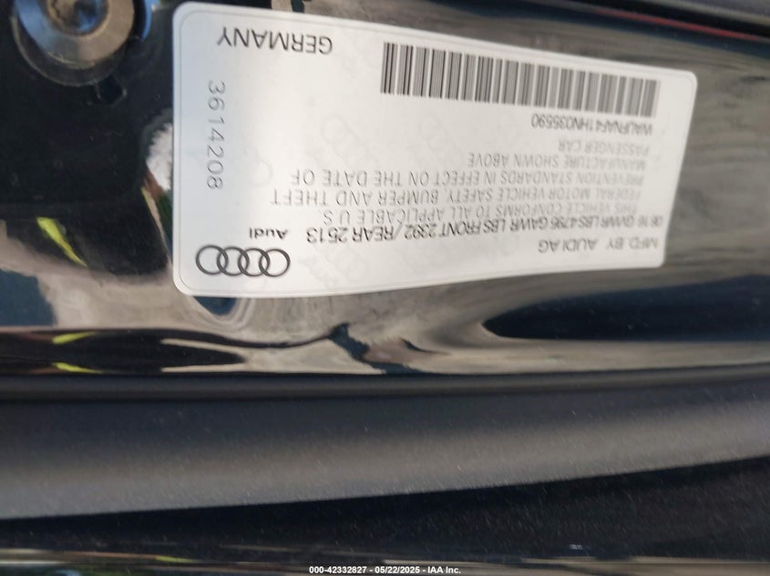 2017 AUDI A4 2.0T PREMIUM - WAUFNAF41HN035590