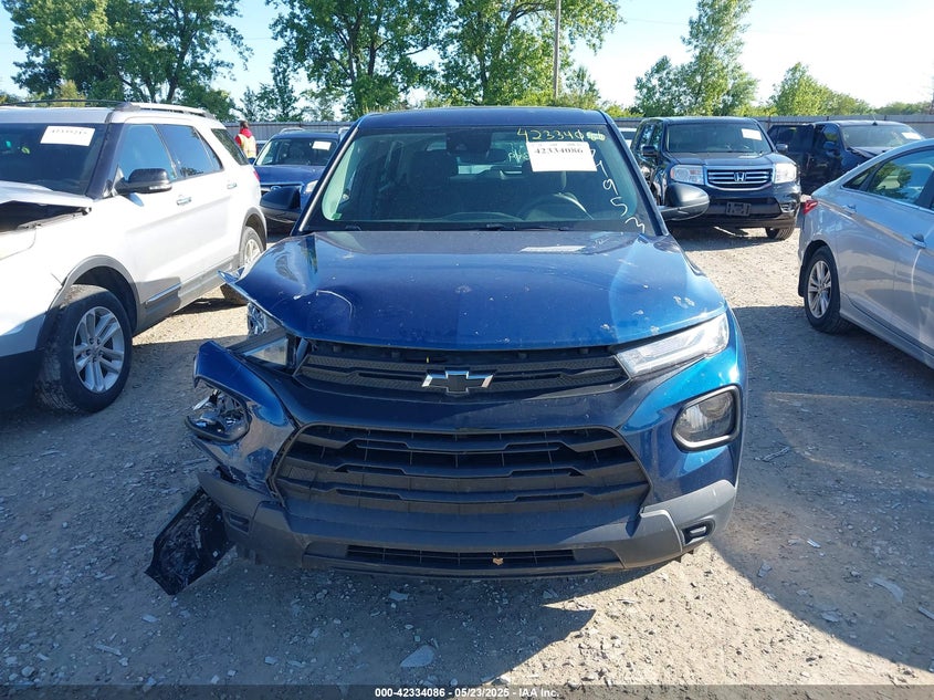 VIN KL79MMS20MB134953 2021 CHEVROLET TRAILBLAZER FWD LS