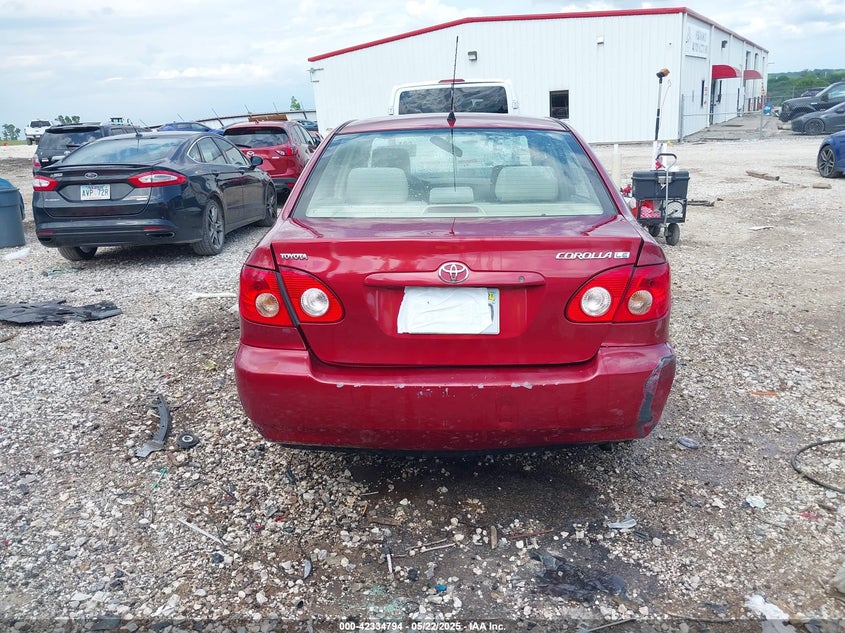 2006 Toyota Corolla Le VIN: 1NXBR32E06Z674476 Lot: 42334794