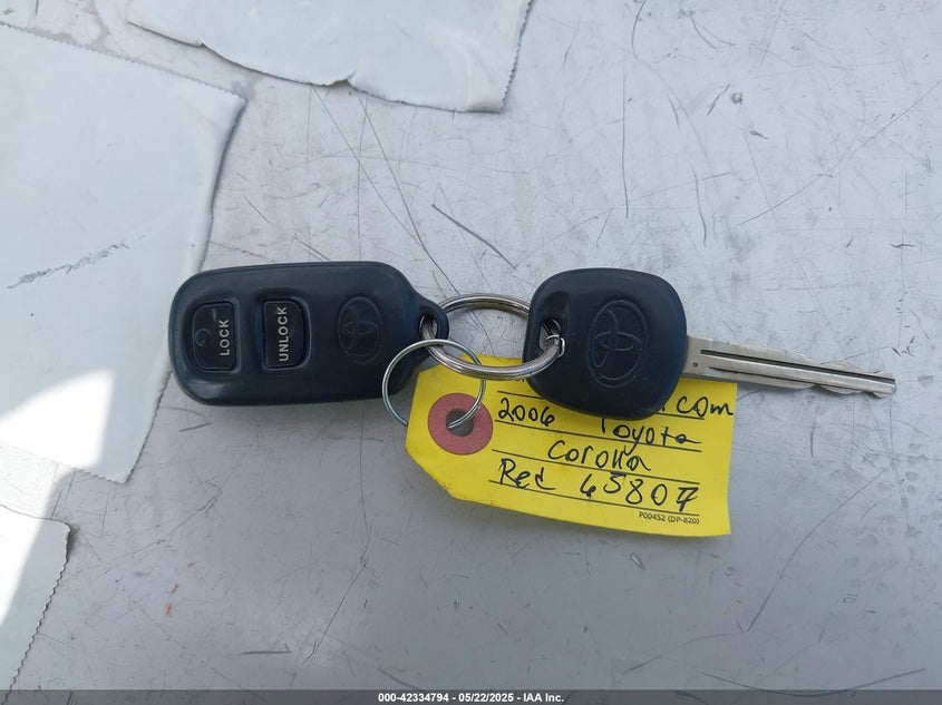 2006 Toyota Corolla Le VIN: 1NXBR32E06Z674476 Lot: 42334794