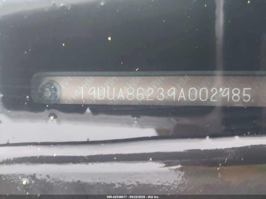 2009 Acura Tl 3.5 VIN: 19UUA86239A002985 Lot: 42336017