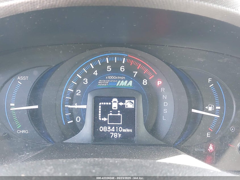 2012 HONDA INSIGHT VIN: JHMZE2H54CS004368