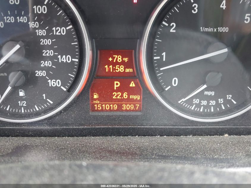 2011 BMW 328I VIN: WBAPH7C51BE678573 Lot: 42336331