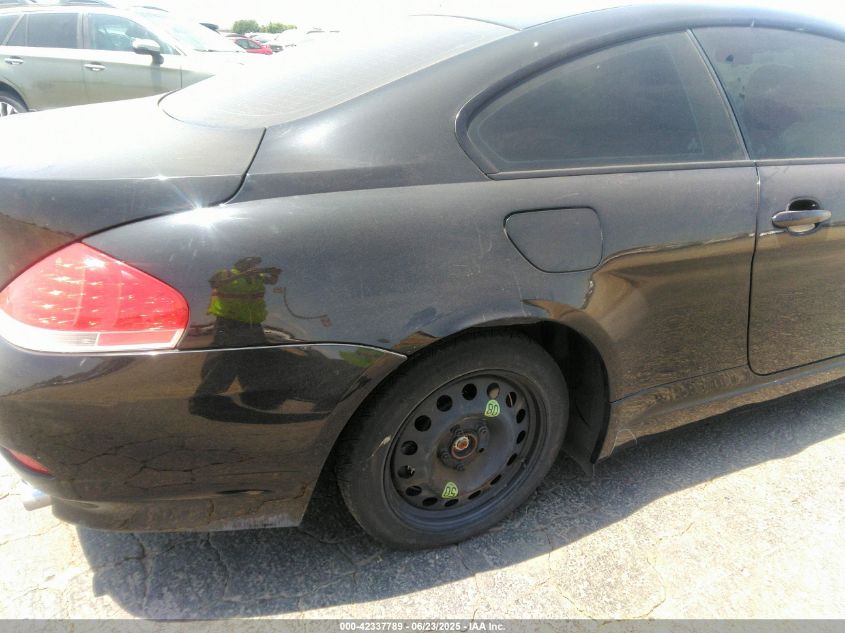 2005 BMW 645Ci VIN: WBAEH73425B191516 Lot: 42337789