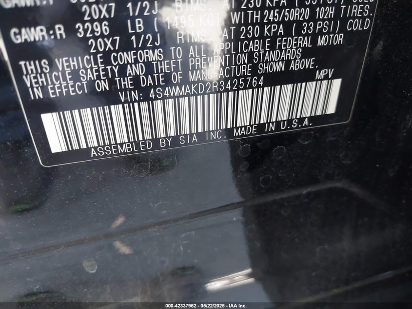 2024 SUBARU ASCENT ONYX EDITION LIMITED 7-PASSENGER - 4S4WMAKD2R3425764