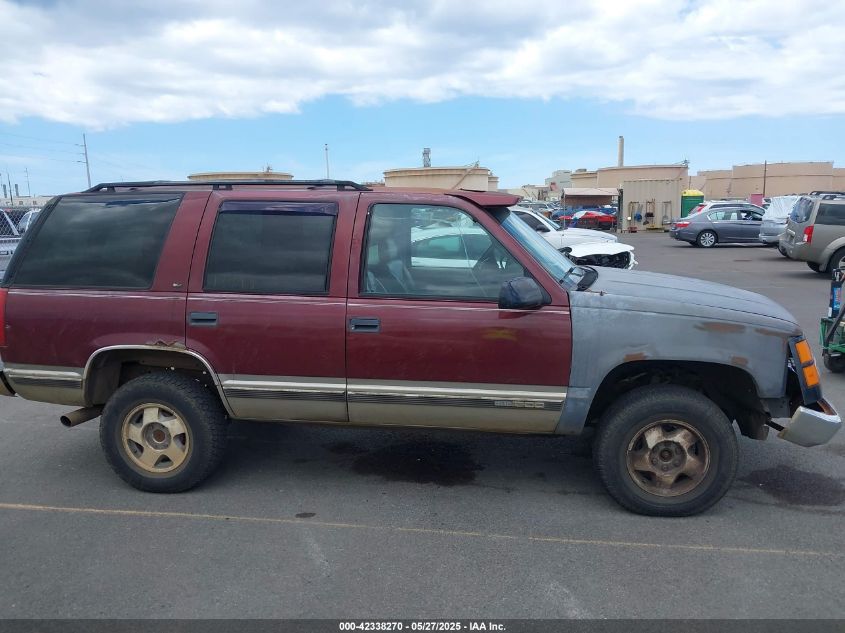 1999 GMC Yukon Slt Cmi VIN: 1GKEK13R6XJ783107 Lot: 42338270