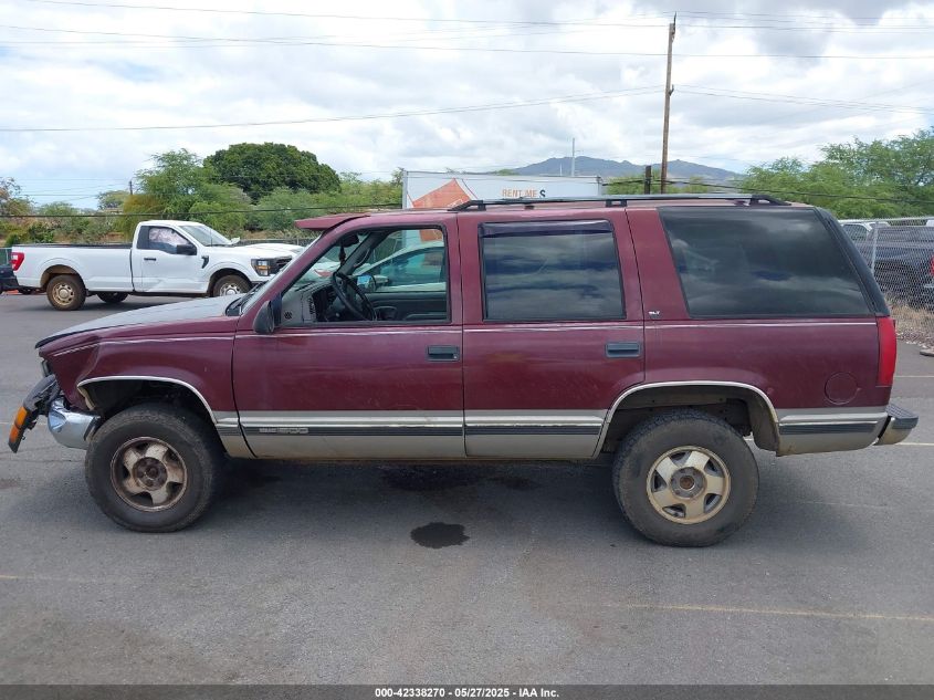 1999 GMC Yukon Slt Cmi VIN: 1GKEK13R6XJ783107 Lot: 42338270