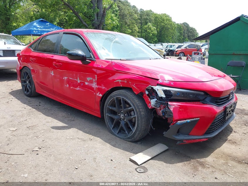 2022 HONDA CIVIC VIN: 2HGFE2F54NH543267