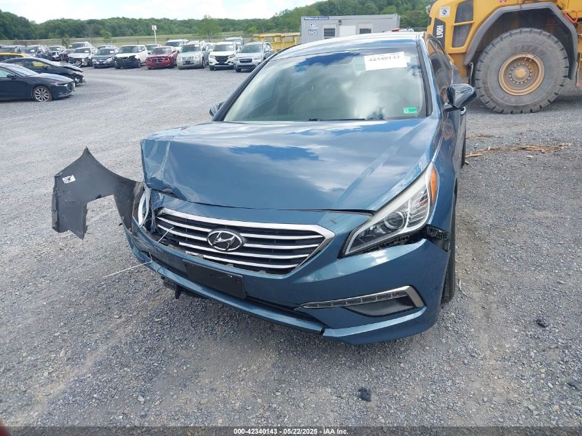 2015 Hyundai Sonata VIN: 5NPE42AF9FH095986 Lot: 42340143