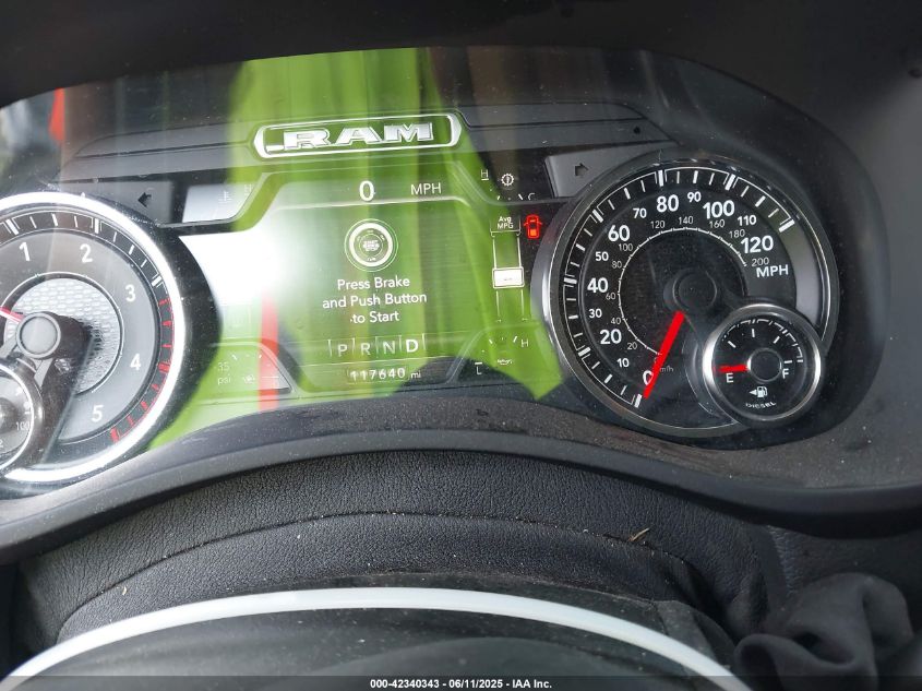 2020 Ram 2500 Laramie 4X4 6'4 Box VIN: 3C6UR5NL1LG222920 Lot: 42340343