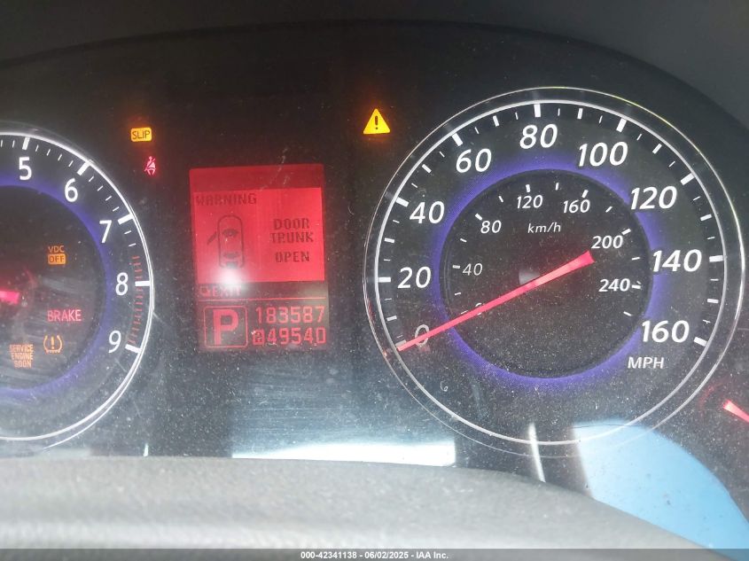 2008 Infiniti G35 Journey VIN: JNKBV61E58M221541 Lot: 42341138