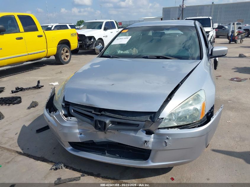 2003 Honda Accord 2.4 Lx VIN: 3HGCM56323G708963 Lot: 42341359