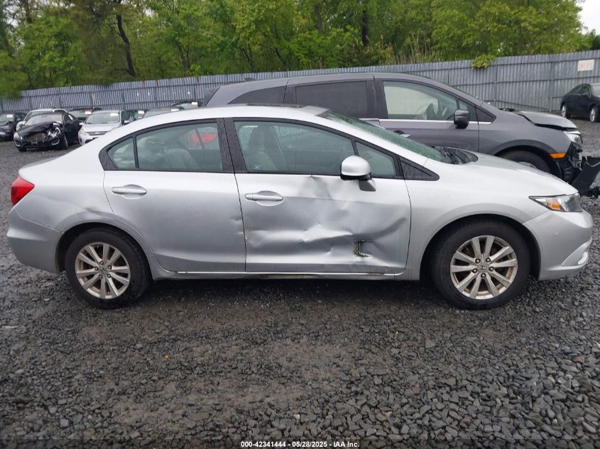 2012 Honda Civic Ex VIN: 2HGFB2F83CH608478 Lot: 42341444