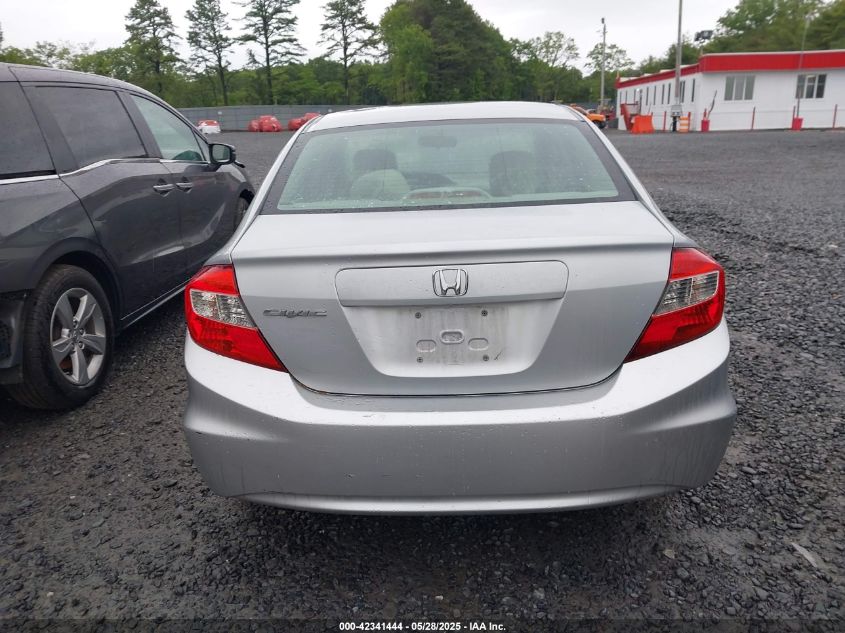 2012 Honda Civic Ex VIN: 2HGFB2F83CH608478 Lot: 42341444