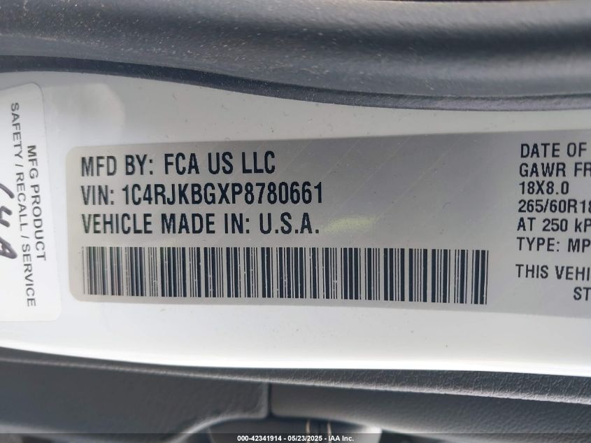 2023 Jeep Grand Cherokee L - 1C4RJKBGXP8780661