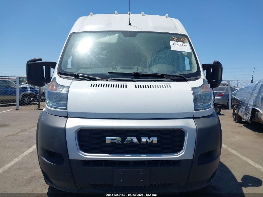 2021 Ram Promaster 2500 High Roof 136 Wb VIN: 3C6LRVCG1ME574801 Lot: 42342140