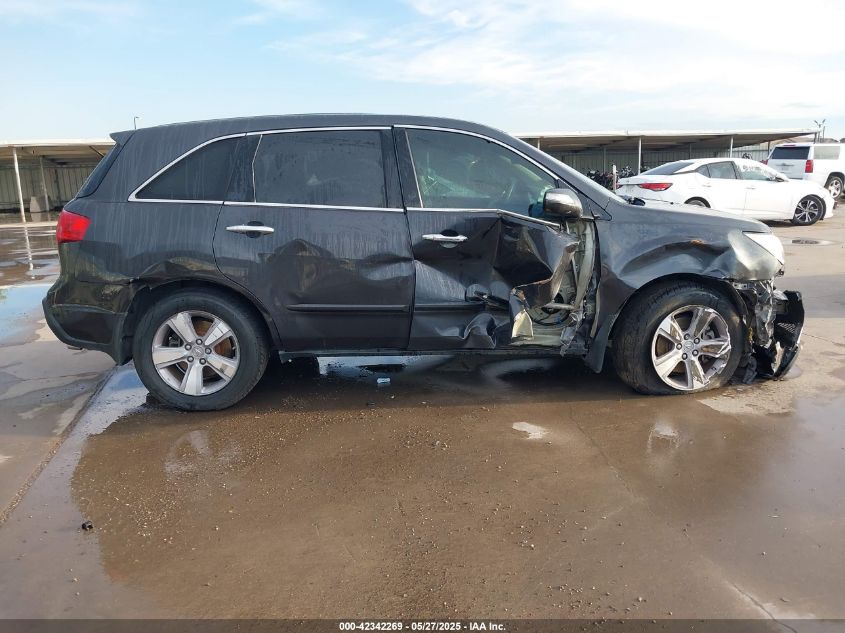 2013 Acura Mdx VIN: 2HNYD2H25DH518433 Lot: 42342269