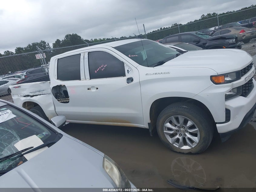 2020 CHEVROLET SILVERADO 1500 4WD  SHORT BED CUSTOM - 1GCPYBEH3LZ262001