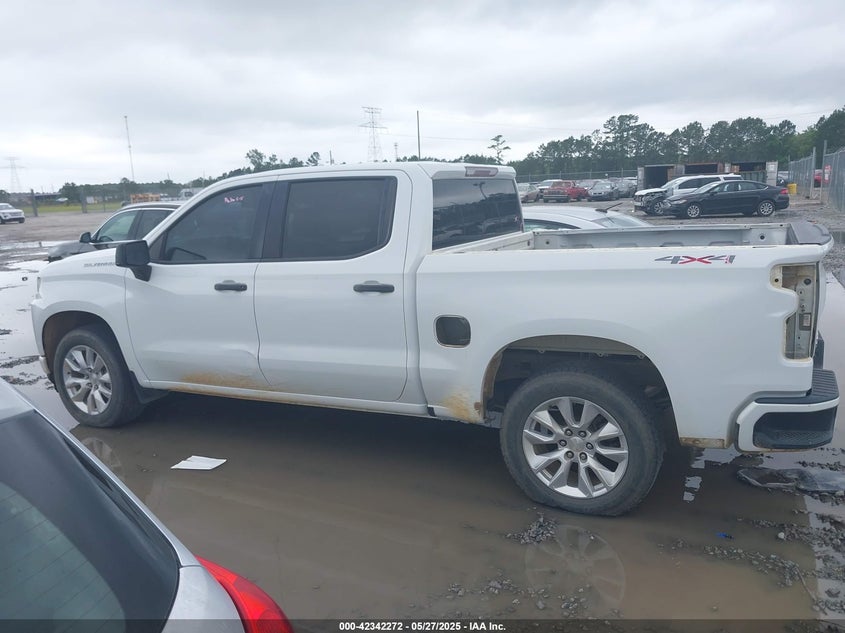 2020 CHEVROLET SILVERADO 1500 4WD  SHORT BED CUSTOM - 1GCPYBEH3LZ262001